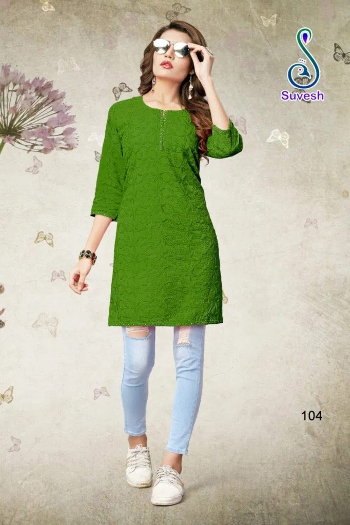 Lakhnavi Vol-4 Suvesh Cotton Short Kurti Manufacturer Lakhnavi Vol-4 Suvesh Cotton Short Kurti Manufacturer